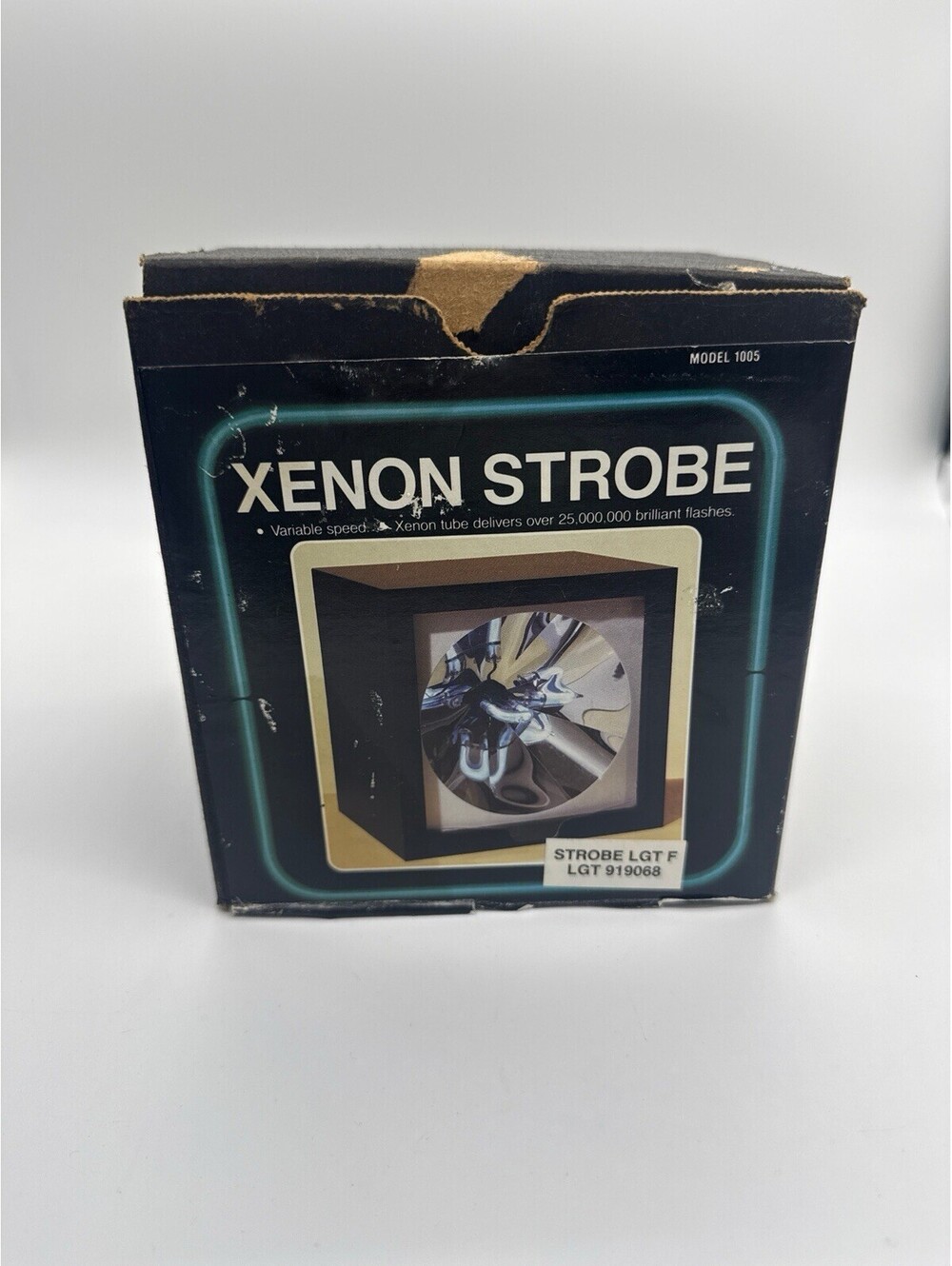Vintage Xenon Strobe Light Model 1005 Variable Speed w/ Gels As Is Working